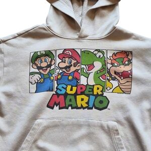 Kids Super Mario Graphic Hoodie Size 10-12 Youth Large